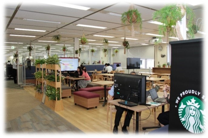 光触媒機能付き人工植物の導入事例2