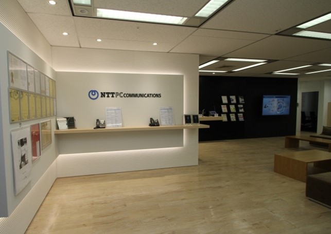 NTT PCコミュニケーションズ様エントランス